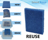 Easy to clean humidifier filter reusable for humidifiers ESSICK AIR MOISTAIR KENMORE, washable humidifier filter