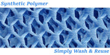 DURABLE QUALITY WICK FILTER FOR HUMIDIFIER - WASHABLE & REUSABLE FILTERS BY NATURAL-BREEZE, washable filter material