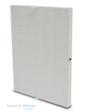 HEPA filter for WINIX Air Purifier 5500-2, comparable to WINIX Part # 116130, True HEPA filter compatible with WINIX 5500-2 air purifier, replacement for part #116130, front view showing pleated design